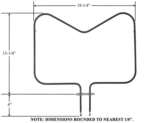 Model TC-4825: Whirlpool 4330446 Range/Oven Bake Replacement Element, 2,500 W @ 240 V