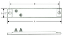 Model No. STH-741-21-SS: 750W @ 240V 1-1/2" Wide X 21" Length Stainless Steel Channel Strip Heaters With Mounting Tabs and (2) ﻿#10-32 or #10-24 Screw Terminals Offset (Diagonal) At One End