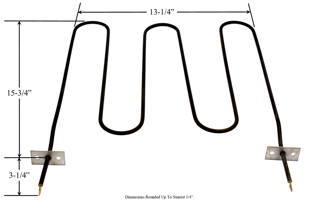 Model TC-5849: Whirlpool: CH5849 Equivalent Range/Oven Broil Replacement Element, 2,800W / 2,110W @ 240V / 208V